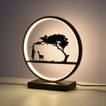 Creative Bedside Lamp – Warm Dimmable Night Light